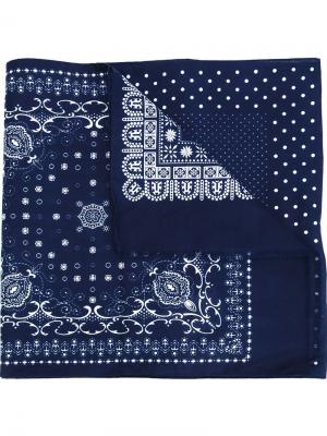 Bandana print scarf Engineered Garments. Цвет: синий