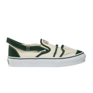 Садовая сумка-тоут Nicole McLaughlin x Slip-On VP VR3 LX — белые кроссовки унисекс, зеленые VN0009VYWGR Vans