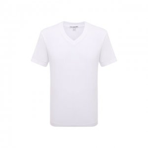 Хлопковая футболка James Perse. Цвет: белый
