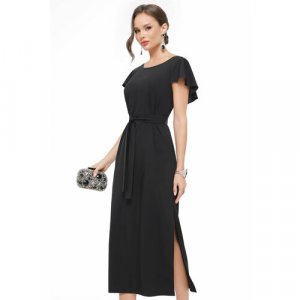 Платье , размер 52, черный DStrend. Цвет: черный