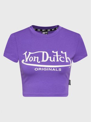 Футболка стандартного кроя , фиолетовый Von Dutch