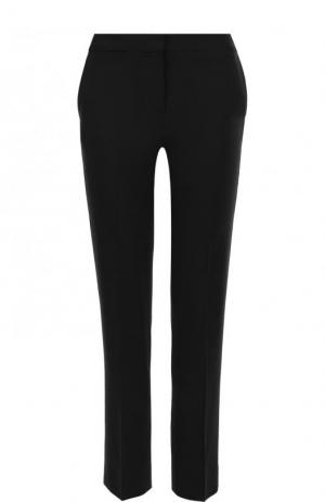 Укороченные брюки прямого кроя со стрелками Diane Von Furstenberg. Цвет: черный