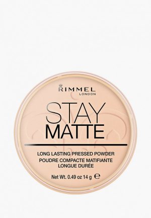 Пудра компактная Rimmel Stay Matte Re-pack, 006 warm beige, 14 гр. Цвет: прозрачный