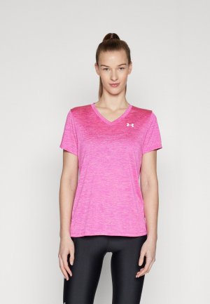 Базовая футболка Tech Twist , цвет rebel pink/pink elixir/white Under Armour