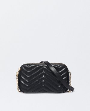 Женская мягкая сумка через плечо с несколькими отделениями черного цвета Parfois, черный PARFOIS