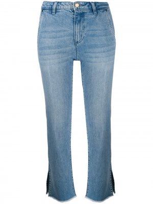 Укороченные джинсы прямого кроя Michael Kors. Цвет: синий