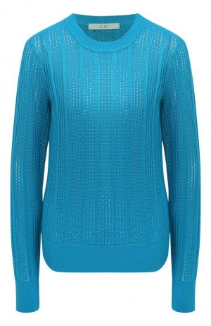 Шелковый пуловер Co. Цвет: синий