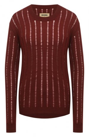 Кашемировый пуловер Uma Wang. Цвет: красный