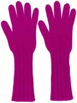Вязаные перчатки Pringle of Scotland. Цвет: розовый