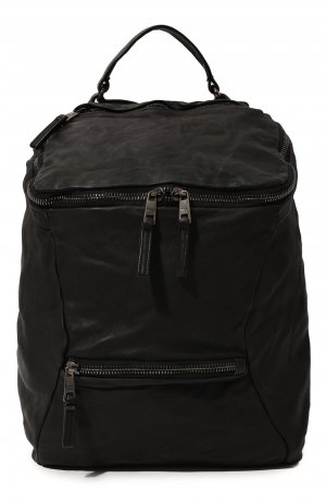 Кожаный рюкзак Giorgio Brato. Цвет: чёрный