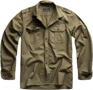 Рубашка M65 Basic, оливковый Surplus