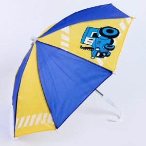 Зонт детский Funny toys. Цвет: желтый, синий