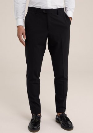 Костюмные брюки SLIM FIT TARO , цвет black WE Fashion
