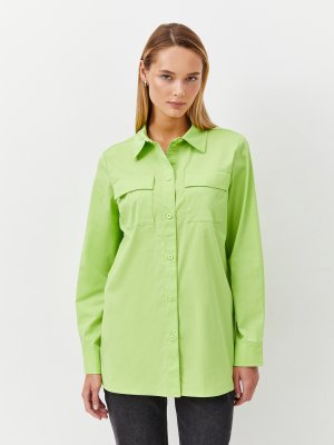 Блузки Just Clothes. Цвет: зеленый
