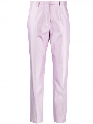 Укороченные брюки прямого кроя Emilio Pucci. Цвет: фиолетовый