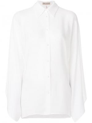 Рубашка с рукавами клеш Emilio Pucci. Цвет: белый