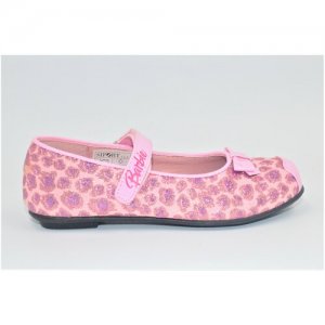 Туфли для девочки; ; размер 27 Barbie. Цвет: розовый