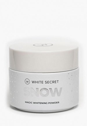 Зубной порошок White Secret Snow, 70 г. Цвет: белый