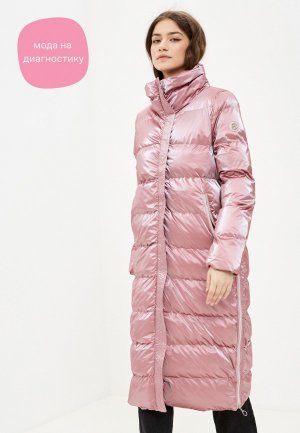 Куртка утепленная Dshe. Цвет: розовый