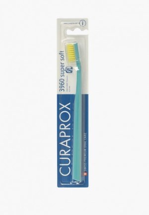 Зубная щетка Curaprox щетина supersoft, d 0,12 мм. Цвет: бирюзовый