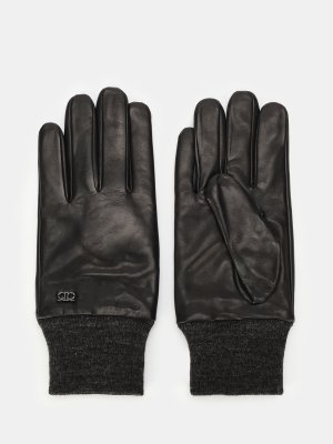 Кожаные перчатки Ritter. Цвет: черный