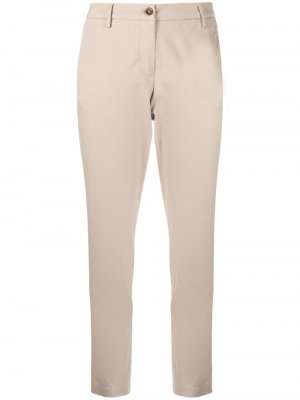 Cropped chino trousers Briglia 1949. Цвет: бежевый