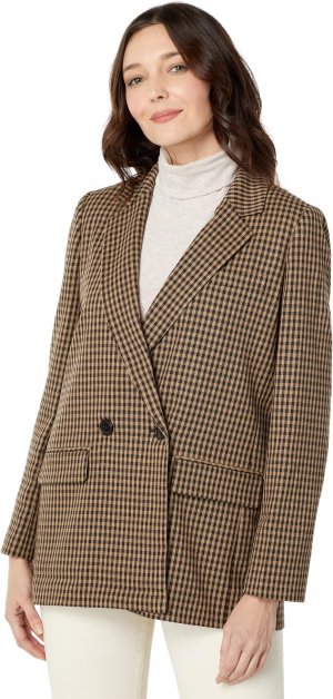 Двубортный пиджак Caldwell Kyran Mini Check , цвет Madewell