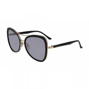 Солнцезащитные очки DO503S 001, черный Donna Karan. Цвет: черный