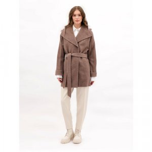 Пальто , размер 48/170, серый, коричневый Trifo. Цвет: серый/коричневый/серо-коричневый