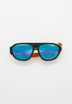 Очки солнцезащитные и цепочка Gucci GG1239S 003. Цвет: черный