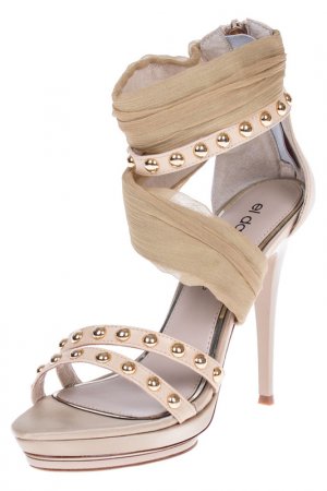 High heels sandals EL Dantes. Цвет: beige