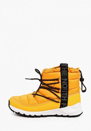 Дутики The North Face THERMOBALL LACE UP. Цвет: желтый