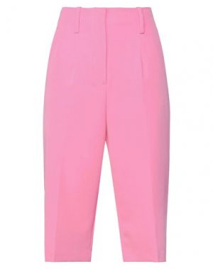 Укороченные брюки SOLOTRE. Цвет: розовый