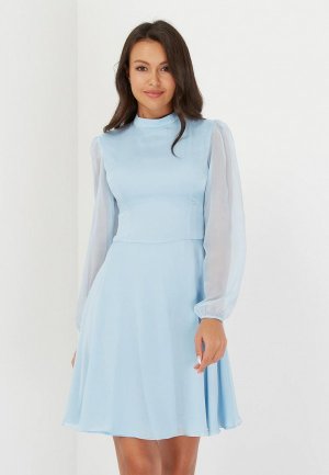 Платье Beresta. Цвет: голубой