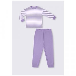 Пижама , размер 134-68-60, фиолетовый Oldos. Цвет: розовый