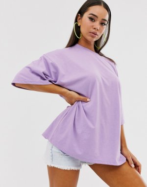 Oversize-футболка -Фиолетовый Public Desire