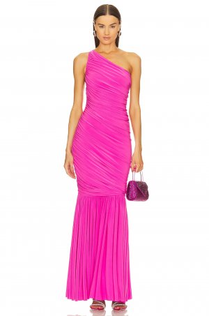 Платье Diana Fishtail Gown, цвет Orchid Pink Norma Kamali