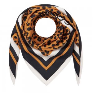 Платок Animalier, оранжевый/леопард Coccinelle