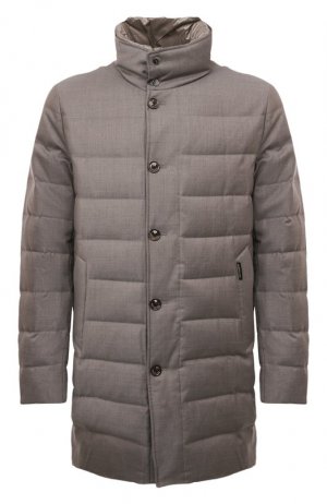 Пуховое пальто Montecore. Цвет: серый