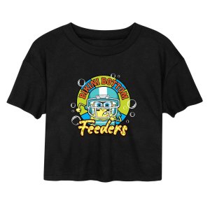 Укороченная футболка с футбольным рисунком для юниоров «Губка Боб Квадратные Штаны» Nickelodeon