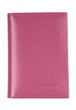 Визитница Zinger CLASSICA. Цвет: розовый