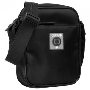 CERRUTI I88I, сумка мужская С плечевым ремнем, цвет: черный 1881. Цвет: черный
