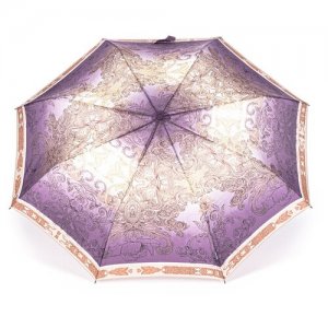 Зонт, мультиколор Airton. Цвет: белый/фиолетовый/бежевый