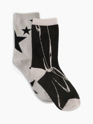 Носки до щиколотки с узором Mist & Orion , черный/мульти Tutti Co