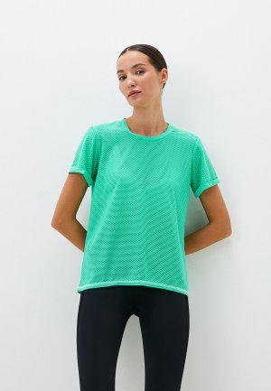 Футболка спортивная Mansen T-shirt mesh mint. Цвет: зеленый
