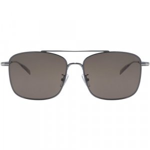 Солнцезащитные очки , серебряный, серый Montblanc. Цвет: серебристый