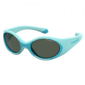 Солнцезащитные очки , бирюзовый Polaroid. Цвет: бирюзовый