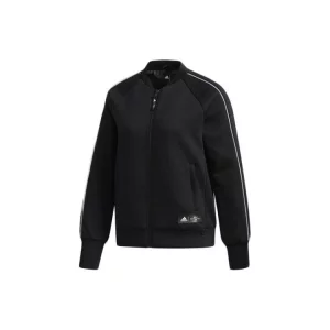 CNY Куртка Вязаный бомбер Женская Верхняя одежда Черный EA2095 Adidas