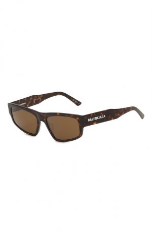 Солнцезащитные очки Balenciaga. Цвет: коричневый