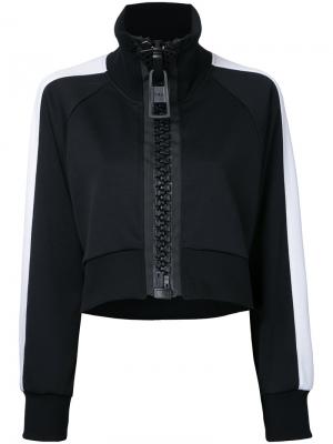 Короткая спортивная куртка с рукавами реглан Maison Mihara Yasuhiro. Цвет: чёрный